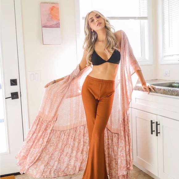 Pink Goddess Free Flowing Kimono - Picture 3 of 3